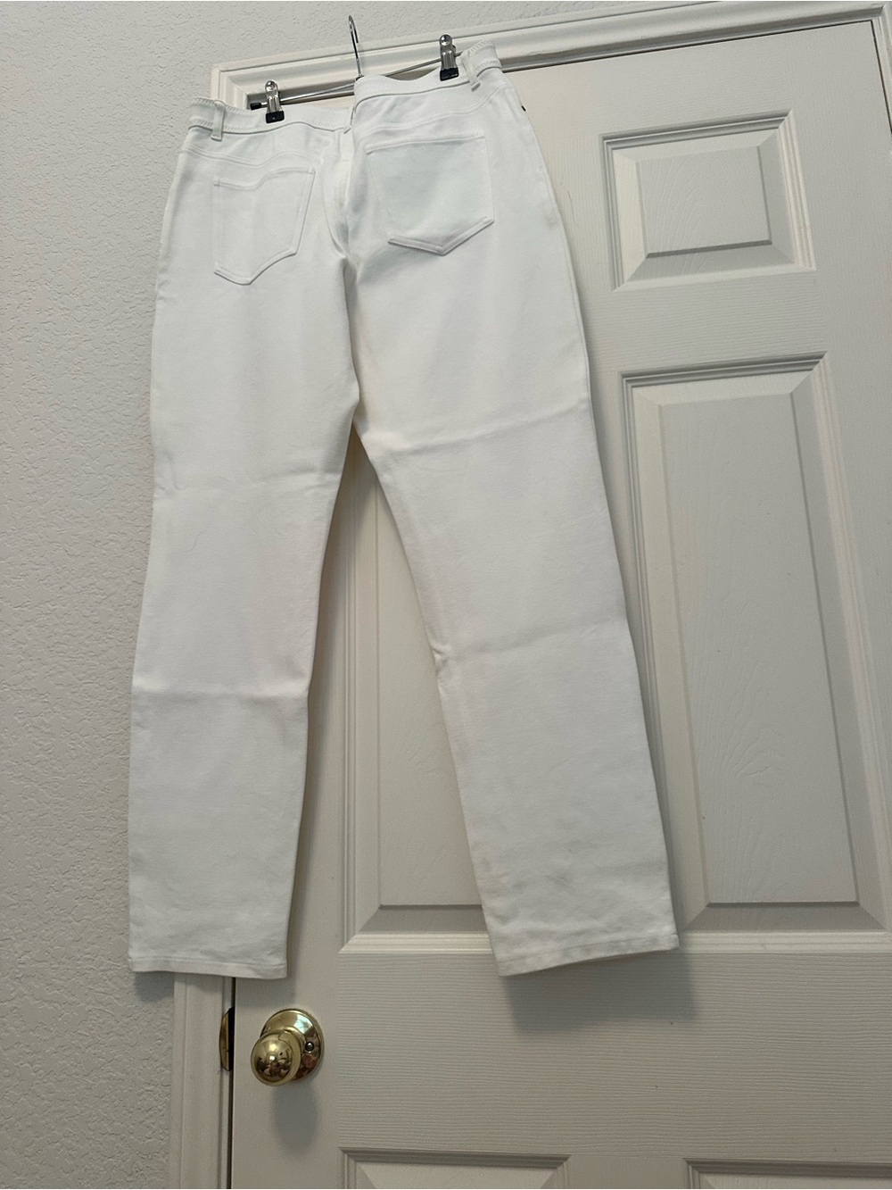Chico's So Slimming White Denim Pants - Size 2 (US 12) - EUC - Picture 10 of 11